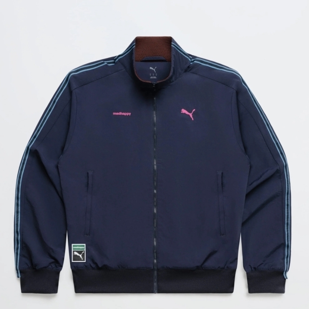 Madhappy x Puma Navy and Pink Bomber Jacket